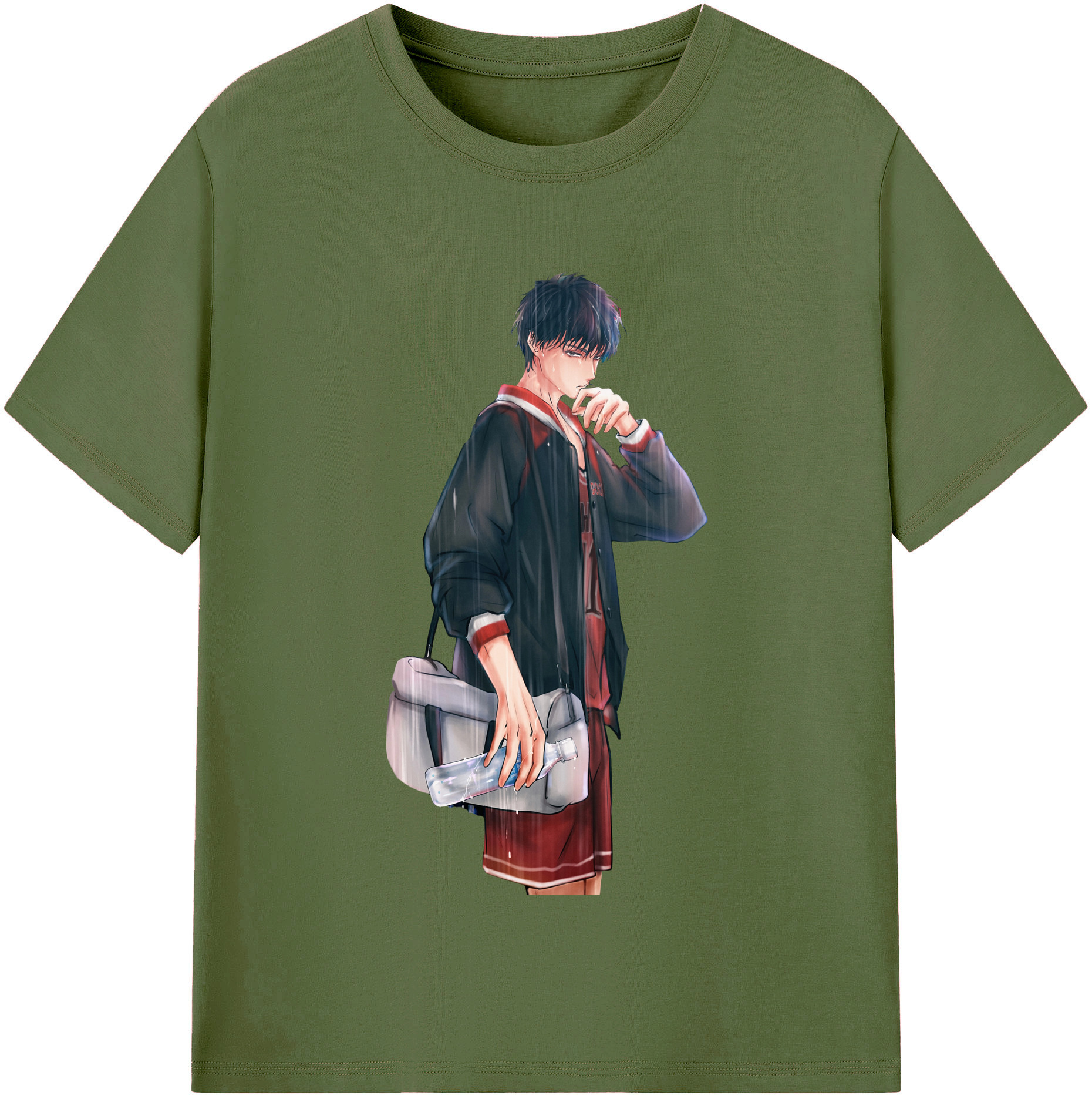 SLAM DUNK／スラムダンク 綿100％半袖Tシャツ（フロントプリント）